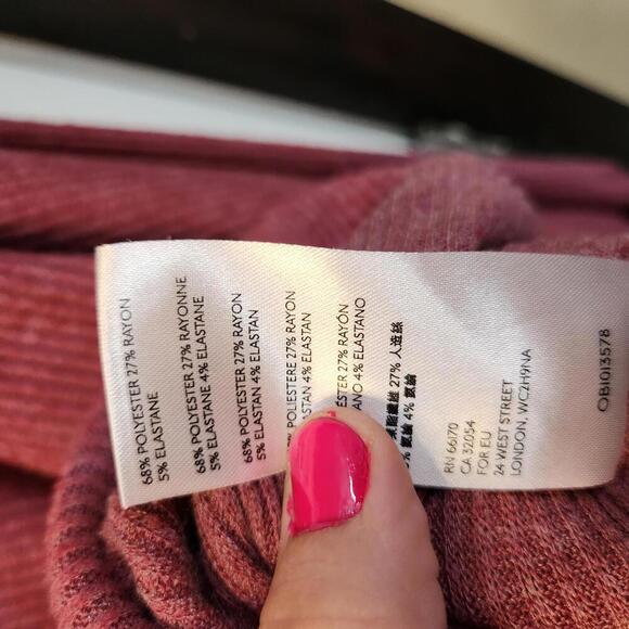 We The Free Women's Off-Shoulder Oversized Waffle Knit Top  - Size Extra Small - Picture 5 of 8